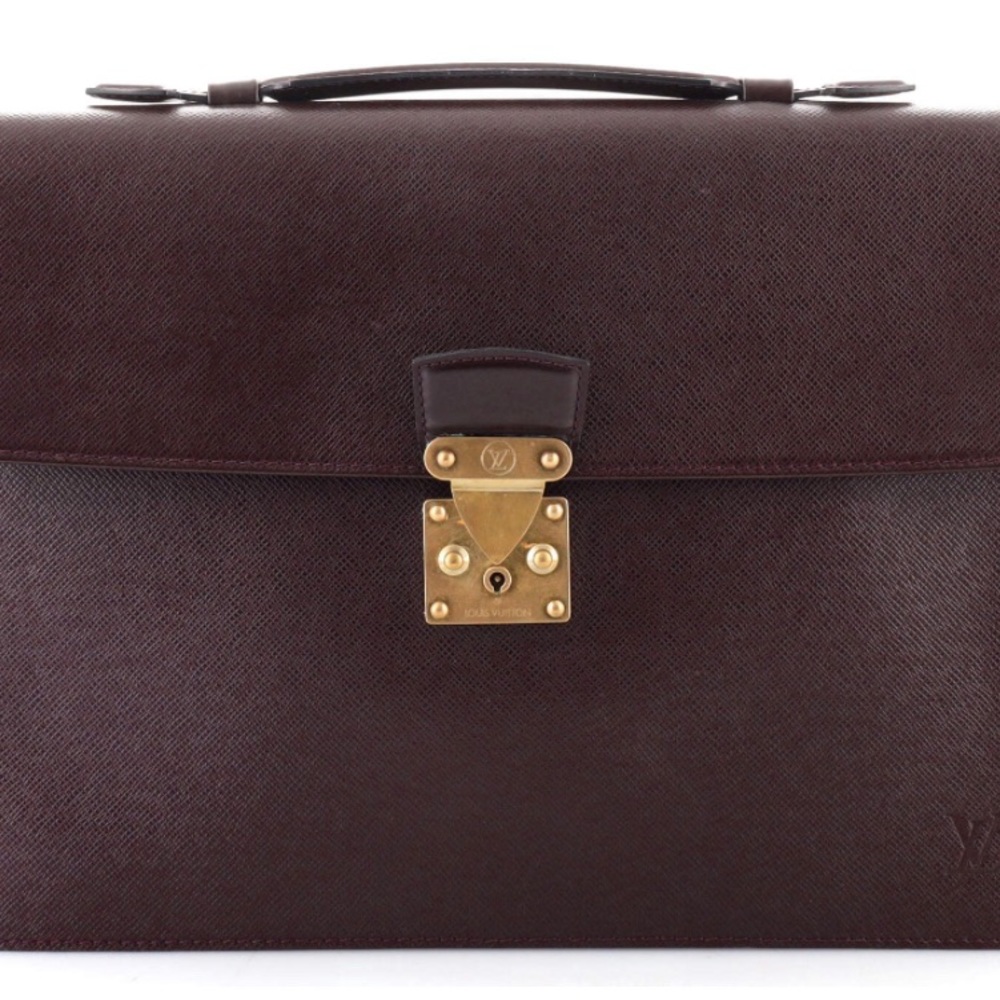 Louis Vuitton Serviette Conseiller Briefcase Taiga Leather